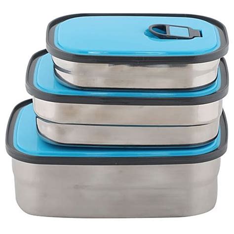 homio single layer stainless steel rectangular lunch box with handle|Homio Single Layer Stainless Steel Rectangular Lunch Box With .